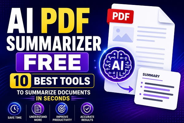 AI PDF Summarizer Free: 10 Best Tools to Summarize Documents in Seconds AI PDF Summarizer Free