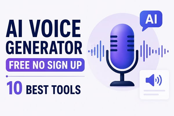 AI Voice Generator Free No Sign Up: 10 Best Tools to Try in 2026 AI Voice Generator Free No Sign Up: 10 Best Tools to Try in 2026