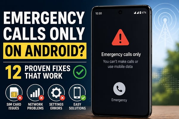 Emergency Calls Only on Android: Causes and Proven Fixes Emergency Calls Only on Android: Causes and Proven Fixes