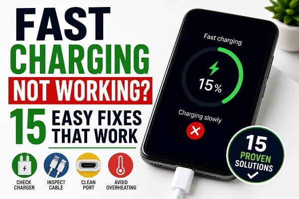 Fast Charging Not Working? 15 Easy Fixes That Actually Work Fast Charging Not Working? 15 Easy Fixes That Actually Work