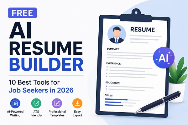 Free AI Resume Builder: 10 Best Tools for Job Seekers in 2026 Free AI Resume Builder: 10 Best Tools for Job Seekers in 2026