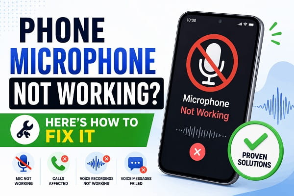 Phone Microphone Not Working? Here’s How to Fix It Phone Microphone Not Working? Here's How to Fix It