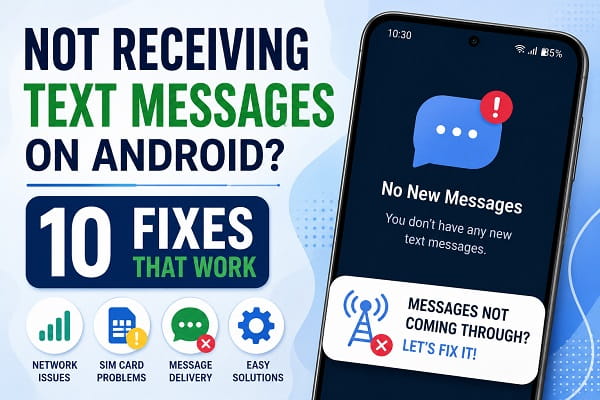 Not Receiving Text Messages on Android? 10 Fixes That Work Not Receiving Text Messages on Android? 10 Fixes That Work