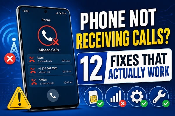 Phone Not Receiving Calls? 12 Fixes That Actually Work Phone Not Receiving Calls? 12 Fixes That Actually Work