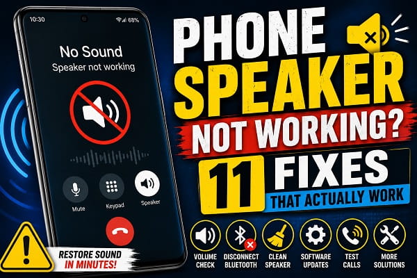Phone Speaker Not Working? 11 Fixes That Actually Work Phone Speaker Not Working? 11 Fixes That Actually Work