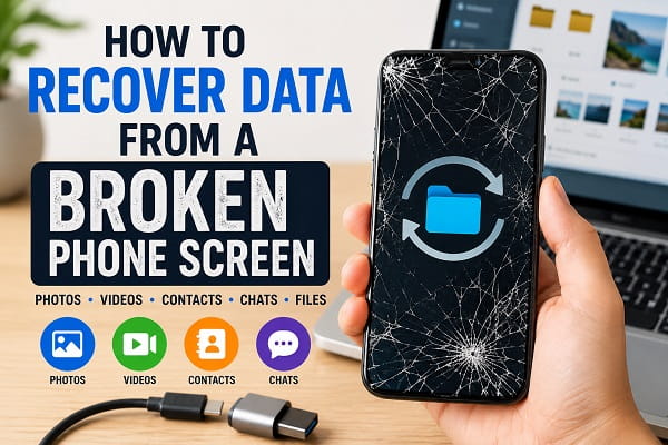 How to Recover Data From a Broken Phone Screen How to Recover Data From a Broken Phone Screen
