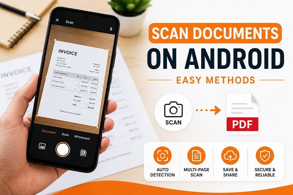 How to Scan Documents Using an Android Phone (Easy Methods) How to Scan Documents Using an Android Phone