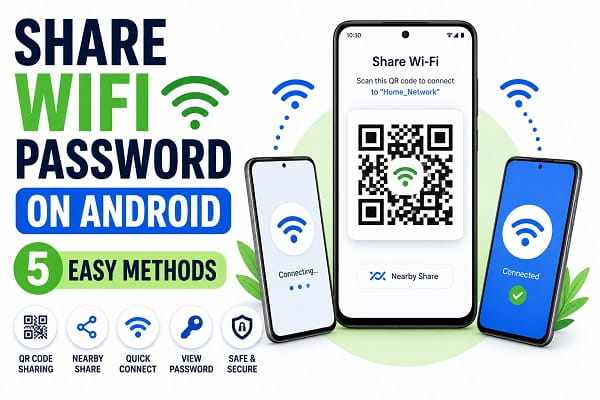 How to Share WiFi Password on Android: 5 Easy Methods How to Share WiFi Password on Android: 5 Easy Methods