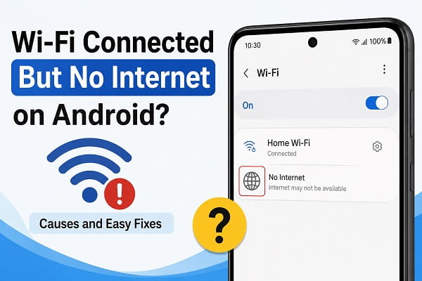 Wi-Fi Connected but No Internet on Android? 12 Easy Fixes That Work wifi connected but no internet android