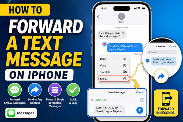 How to Forward a Text Message on iPhone (Step-by-Step Guide) How to Forward a Text Message on iPhone (Step-by-Step Guide)