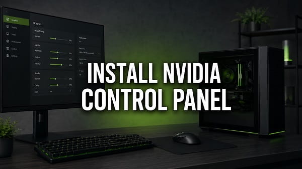 How to Install NVIDIA Control Panel on Windows 11 or 10 How to install NVIDIA Control Panel on Windows 11 or Windows 10