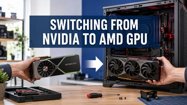 Switching From NVIDIA to AMD GPU: Steps to Follow Switching from NVIDIA to AMD GPU on a Windows computer