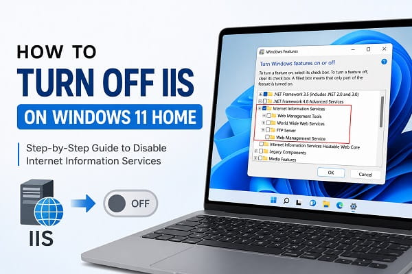 How to Turn Off IIS on Windows 11 Home How to Turn Off IIS on Windows 11 Home