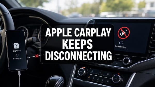 CarPlay Keeps Disconnecting? Try These Fixes Apple CarPlay disconnecting repeatedly from an iPhone inside a car