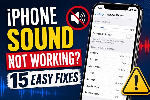 iPhone Sound Not Working? 15 Easy Fixes That Work iPhone Sound Not Working? 15 Easy Fixes That Work
