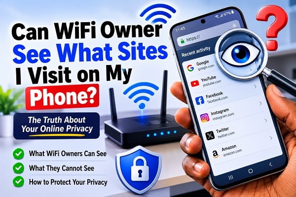 Can WiFi Owner See What Sites I Visit on My Phone? (Answered) Can WiFi Owner See What Sites I Visit on My Phone? (Answered)
