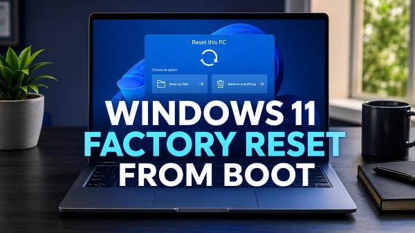 Windows 11 Factory Reset From Boot: Step-by-Step Windows 11 factory reset from boot using Recovery Mode