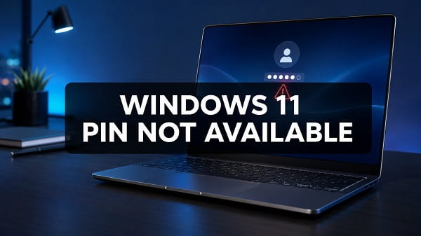 Windows 11 PIN Not Available? How to Sign In Again Windows 11 PIN not available error on the sign-in screen