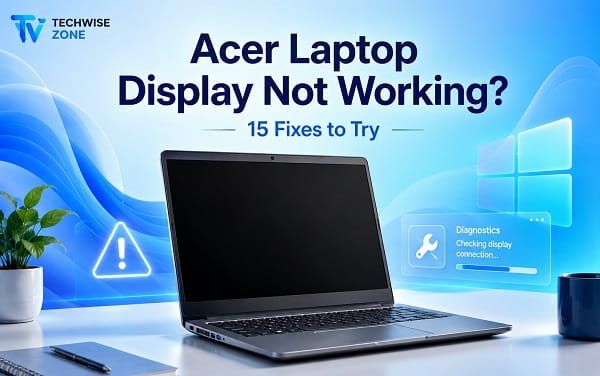 Acer Laptop Display Not Working? 15 Fixes to Try Acer laptop display not working troubleshooting guide