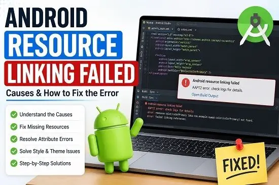 Android Resource Linking Failed: How to Fix the Error Android Resource Linking Failed: How to Fix the Error
