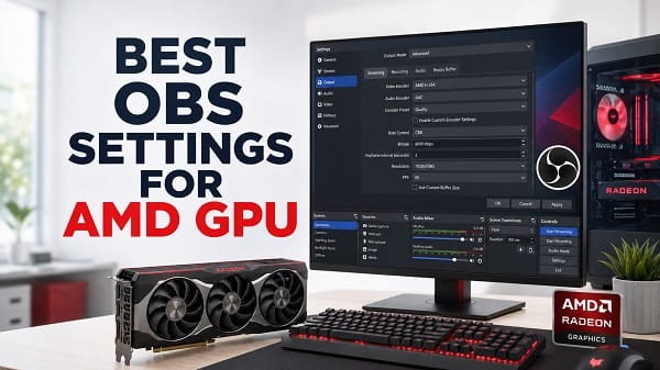 Best OBS Settings for AMD GPU Best OBS settings for streaming and recording with an AMD Radeon GPU