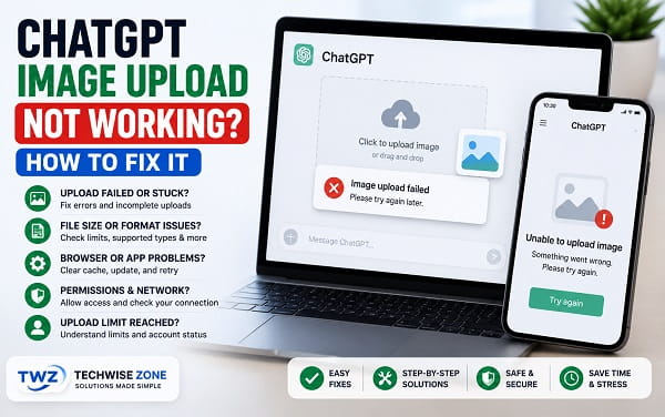 ChatGPT Image Upload Not Working? How to Fix It