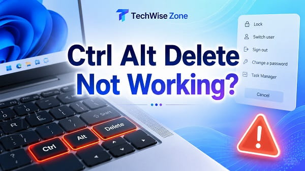 Ctrl Alt Delete Not Working? How to Fix It Ctrl Alt Delete Not Working