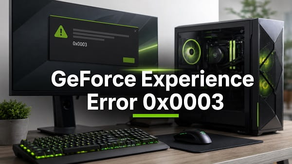 How to Fix GeForce Experience Error Code 0x0003 GeForce Experience error code 0x0003
