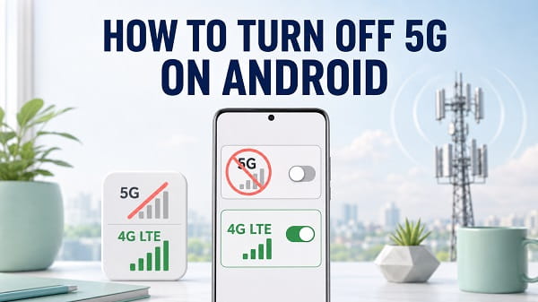 How to Turn Off 5G on Android all phones How to turn off 5G on Android