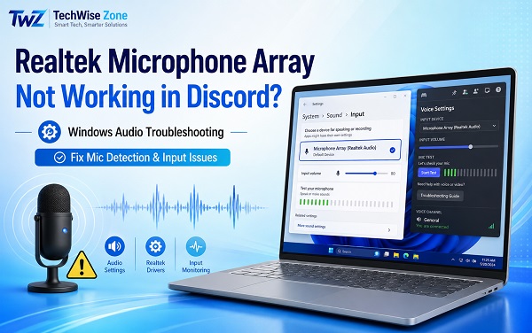 How to Fix Realtek Microphone Array Not Working in Discord Realtek Microphone Array not working in Discord troubleshooting guide