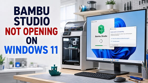 Bambu Studio not opening on Windows 11 with startup troubleshooting fixes