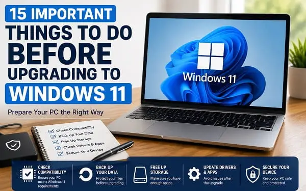 15 Things to Do Before Upgrading to Windows 11 Things to do before upgrading a Windows 10 PC to Windows 11