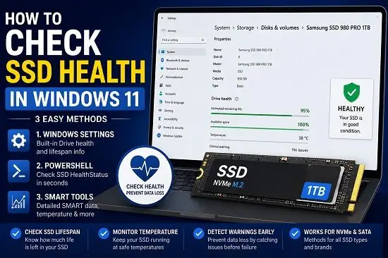 How to Check SSD Health in Windows 11