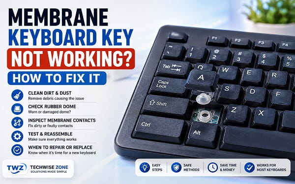 Membrane Keyboard Key Not Working? How to Fix It Membrane keyboard key not working troubleshooting and repair guide