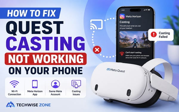 Meta Quest casting not working on phone troubleshooting guide