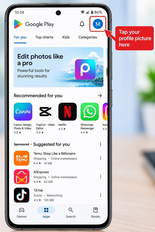 Cancel a subscription on Google Play