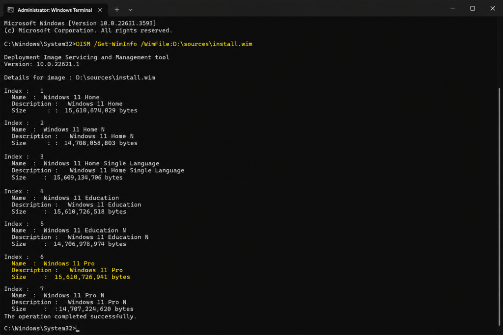 Administrator Windows Terminal