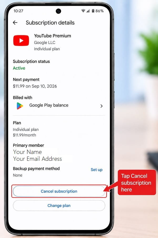 How to Cancel a Subscription on Google Play