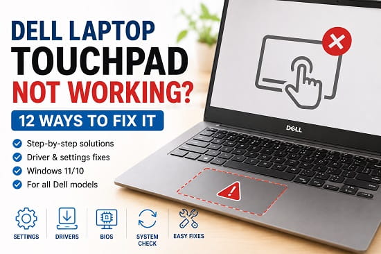 Dell Laptop Touchpad Not Working? 12 Ways to Fix It Dell Laptop Touchpad Not Working? 12 Ways to Fix It