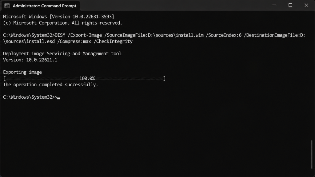 dsim error 0x800f0915
