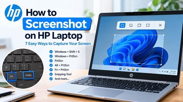 How to Screenshot on HP Laptop: 7 Easy Ways